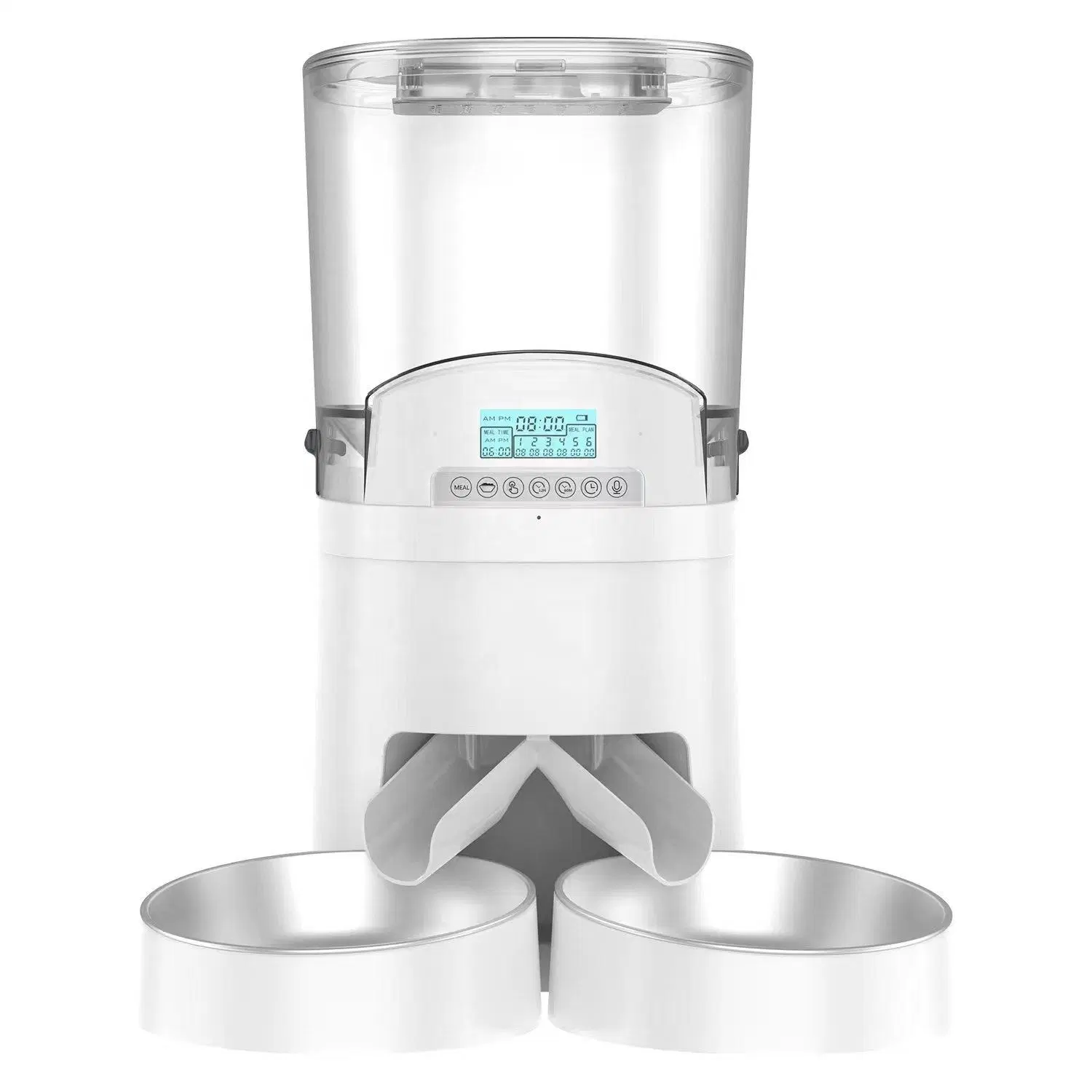 Factory Direct Automatic Pet Feeder 7L Capacity with Stainless Steel Pet Bowl