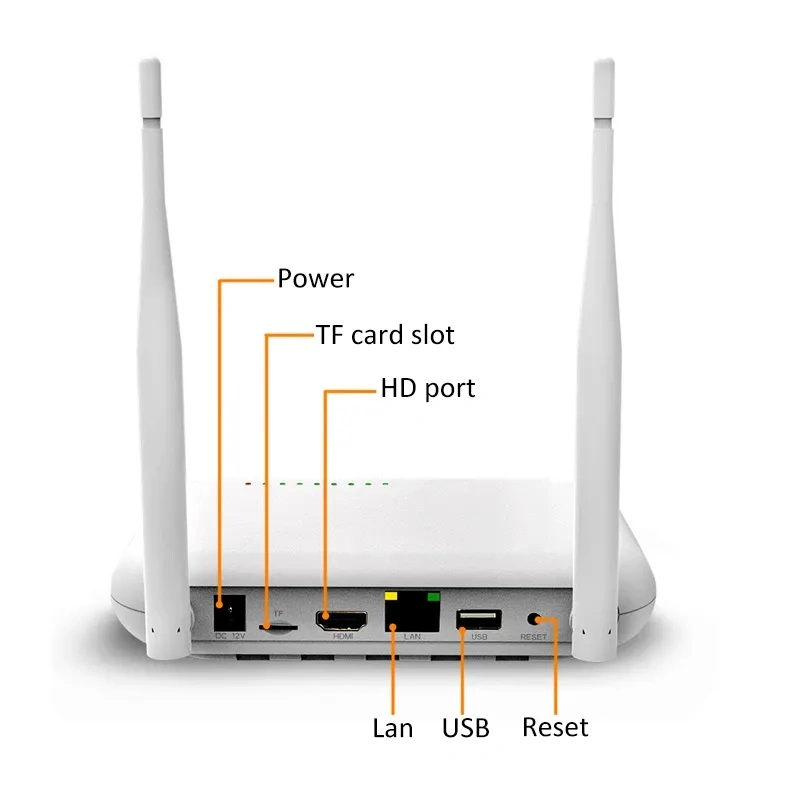 Icsee Mini 4 CH NVR WiFi 2pcs 3MP cámara IP inalámbrica del sistema de seguridad Kit de inicio