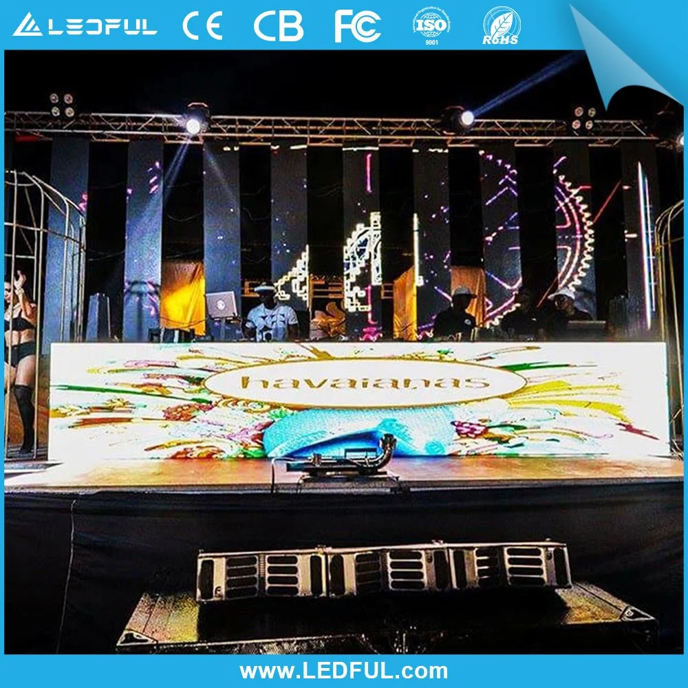 Abre las puertas de la unidad en la película de cine en coche de alquiler de equipos de eventos de teatro parte mostrar video wall P3.91 P3.9 Pantalla LED de alquiler al aire libre