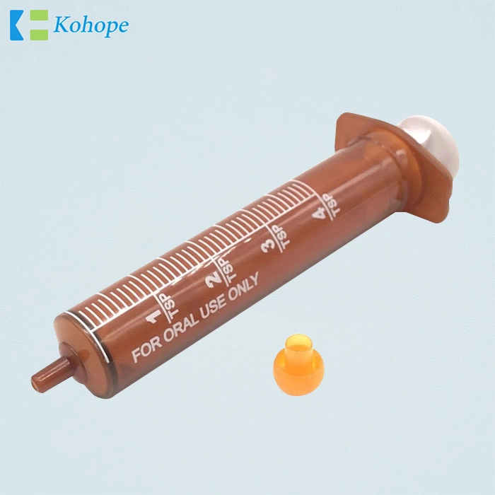 Popular Light-Proof 2ml Oral Amber Syringe for Hospital