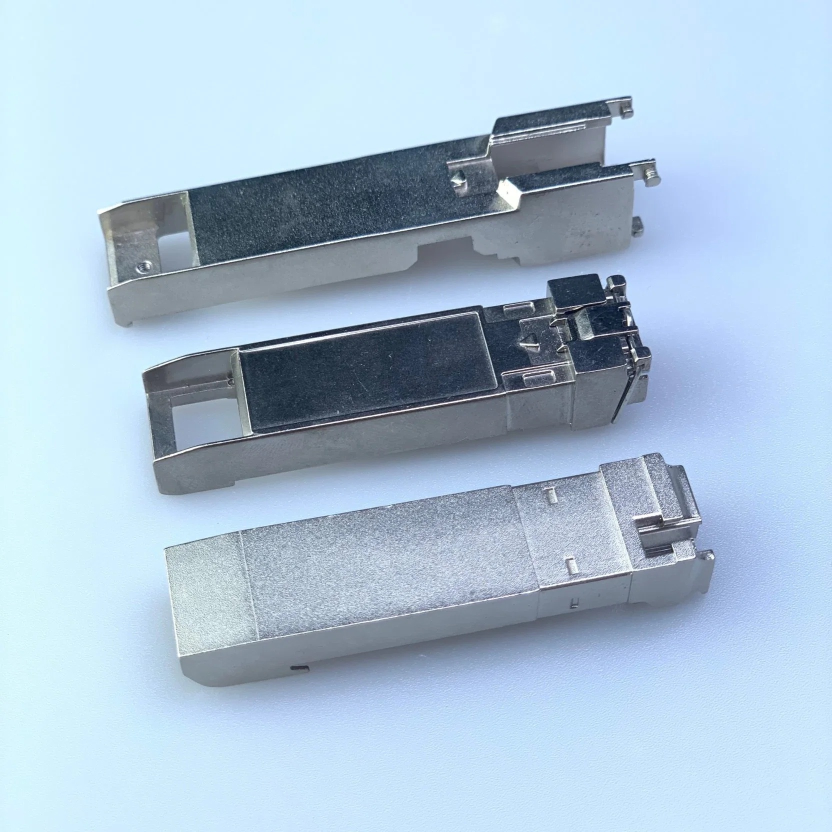 OEM/ODM Die Casting Optical Fiber Transceiver Zinc Alloy Base for SFP/SFP+ High Speed Cable