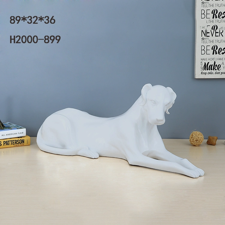 Garden Decoration Dog Statues Livingroom Decor Ornaments OEM Support