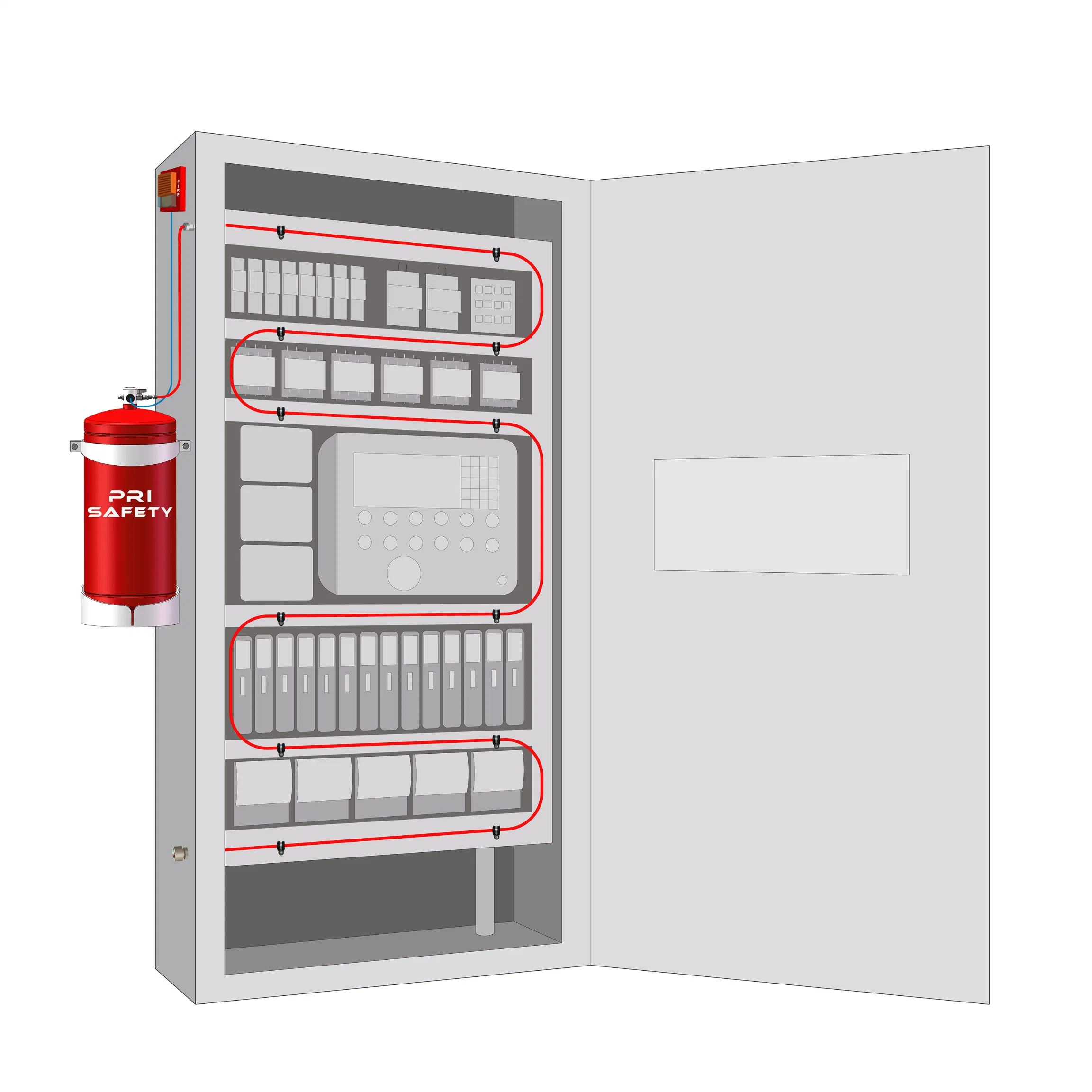 Automatische Brandunterdrückungssysteme für Schaltschrank, Platine