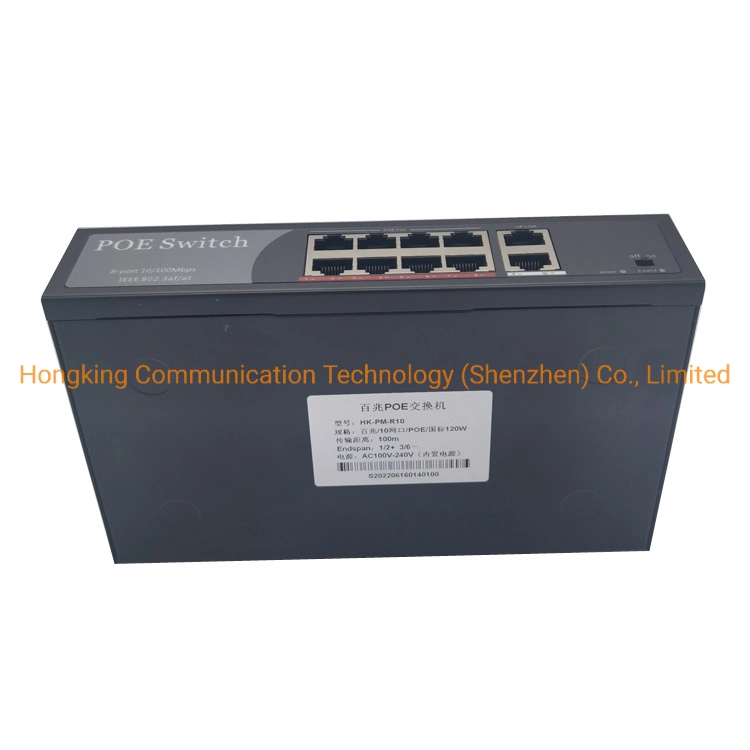 Full Gigabit 10 Port Outdoor Switch Poe Solar DIN Rail 8 Ports Gigabit 24V Industrial Support 12 3 6