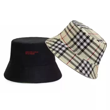 Wholesale/Supplier Custom Logo Safari Booney Sun Hats Fisherman Waterproof Clear Male Cotton Bulk Bucket Hats with Breathable Hole