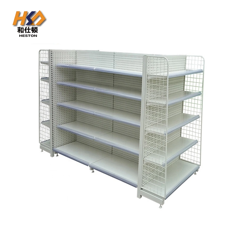 Cheap Stainless Steel Exhibition Display Shelf Supermarket Gondola