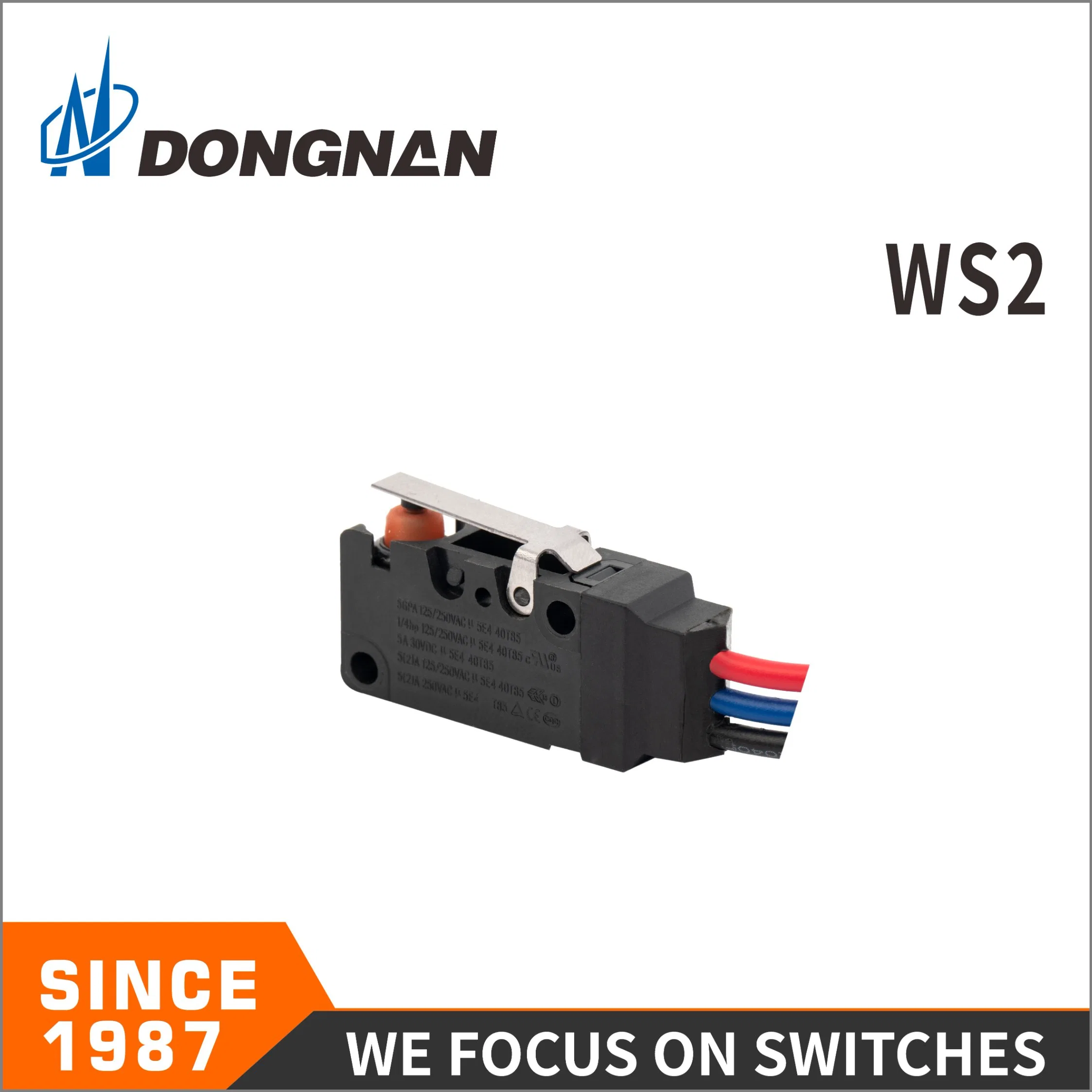 Automobile Office Machine Waterproof Micro Switch Ws2 Wholesale/Supplier Manufacturers