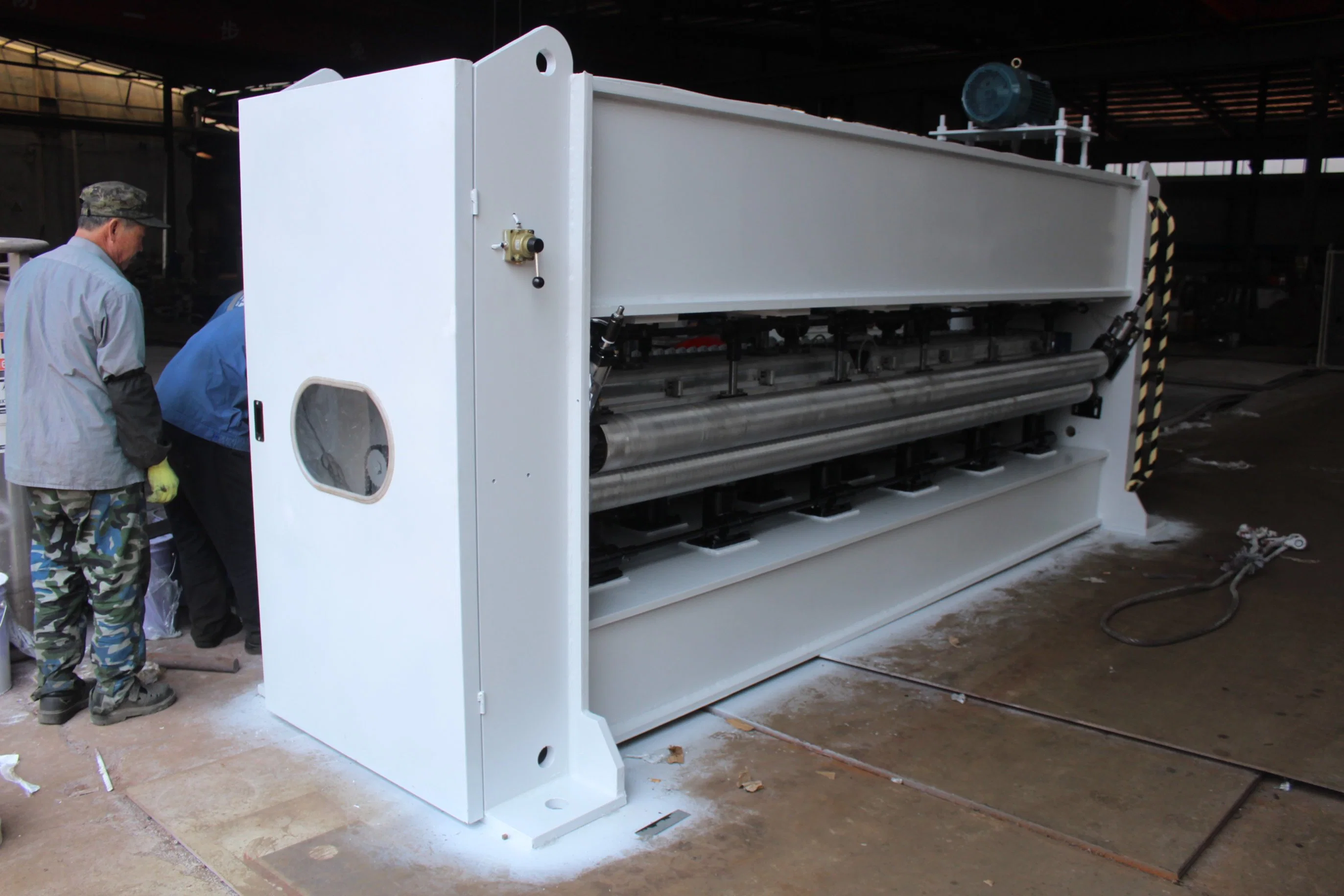 Estufa de aquecimento elétrico colagem térmica Máquina de perfuração de agulhas para a linha de produção de pastas