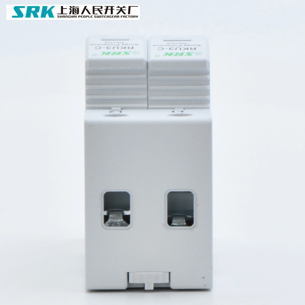 Preço de fábrica DIN Rail 10ka 20ka 40ka 1p 2p Single Protector contra sobretensão de 240 V AC Electric SPD de Classe II