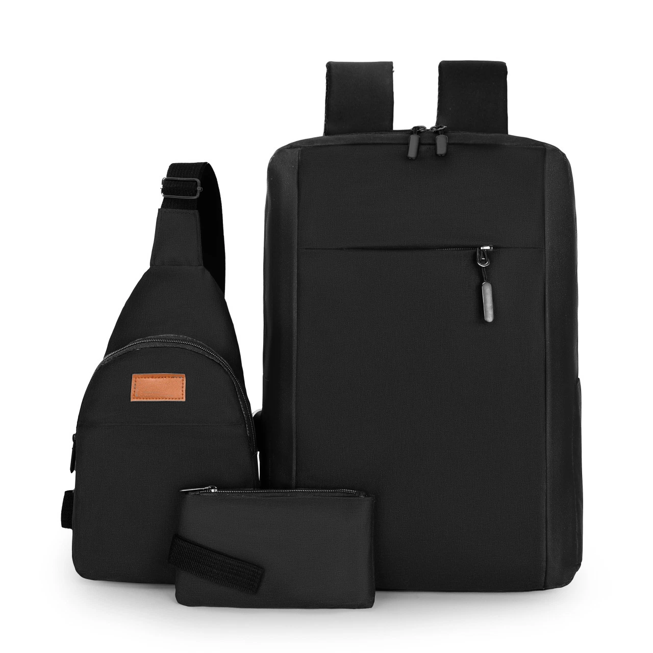 USB Charging Shoulder Bag Men Business Backpack Computer Bag