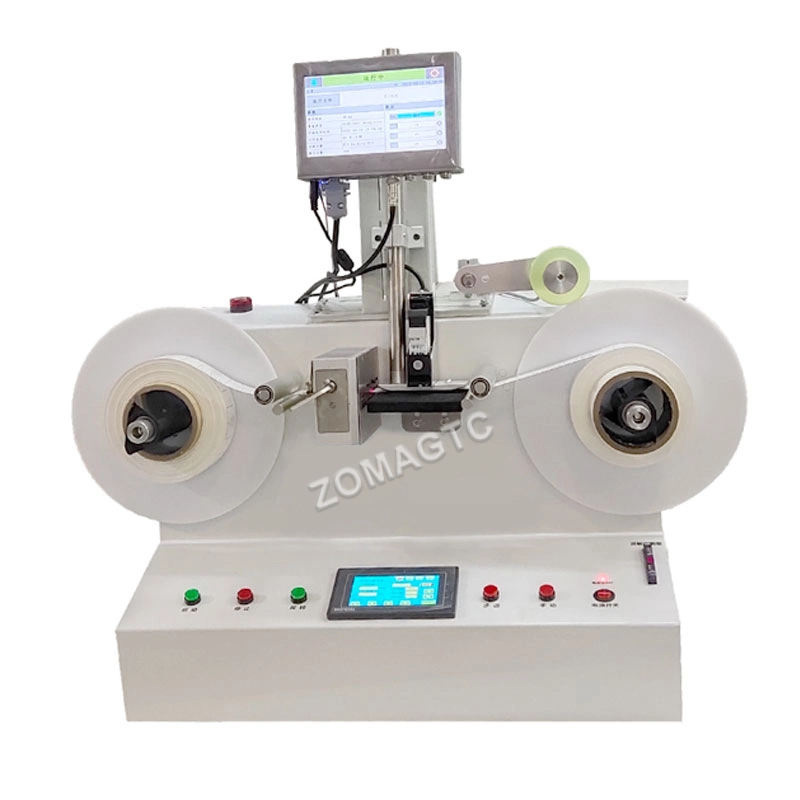 Code de lot automatique Machine d'impression papier thermique autocollant Étiquette de code à barres laser Machine d'impression rouleau à l'imprimantes pour étiquettes