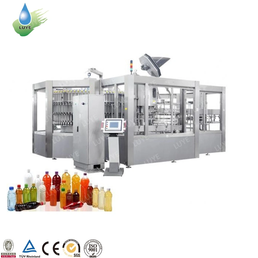 0.2-1.5L Small Size Pet Glass Bottle Can Liquid Water Soda Soft Drink Juice Spring Mineral Water Beverage Filling Capping Labeling Bottling Machine