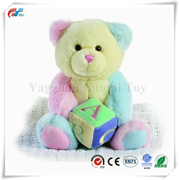 New Arrival Baby a-B-C Musical Bear Plush Toy for Babies