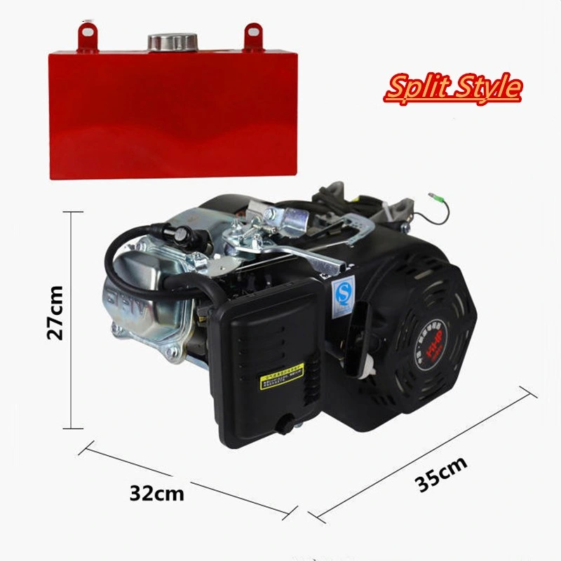 Generador de gasolina 220V Hogar pequeño solo Trifásico 380V bajo al aire libre 3/5/6/8/10KW kilovatios