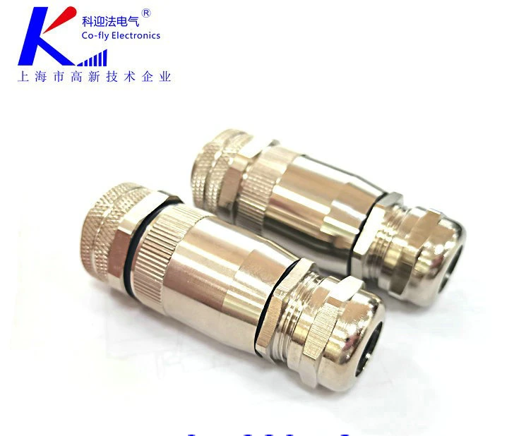 Female Field Assembly M23 6-Pin Waterproof IP67 Connector