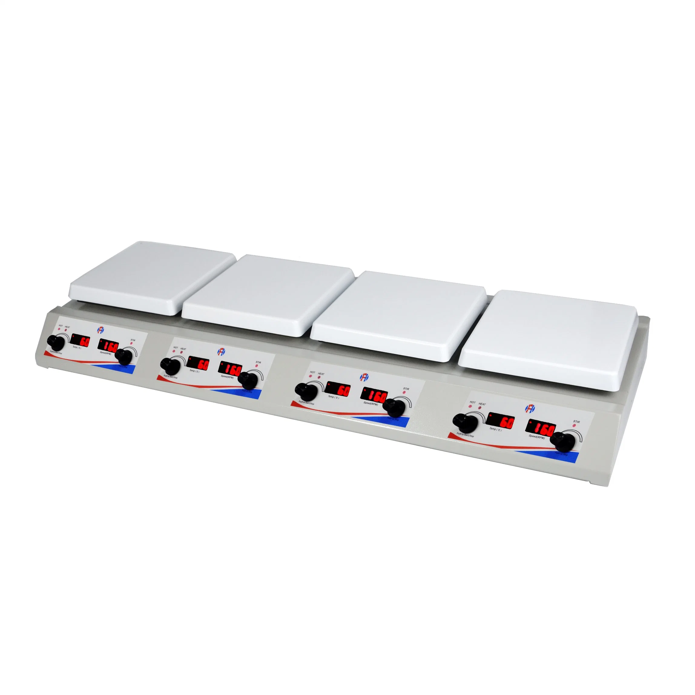 Hfh Hshc-4p Affordable Factory Manufacturing Laboratory Multi Panel High Speed Magnetic Heating Stirrer Hot Plate Instrument Equipment