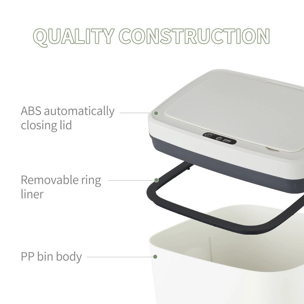 Factory Direct Sale Home Electric Sensor Small Automatic Plastic Dustbin