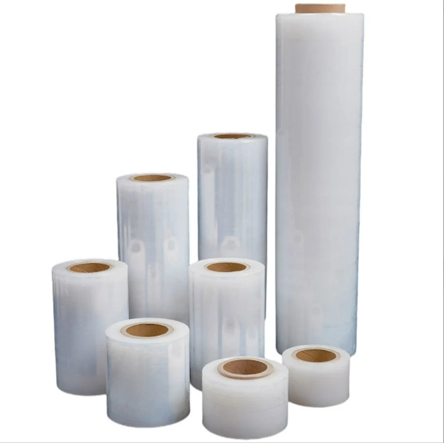 High quality/High cost performance  Hand Stretch Film Shrink Wrap Shipping Transparent LLDPE Packaging Film