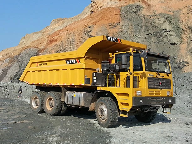 2021 Hot Sale Mt86 31700kg Hydraulic Cylinder Diesel Fuel Mining Dump Truck