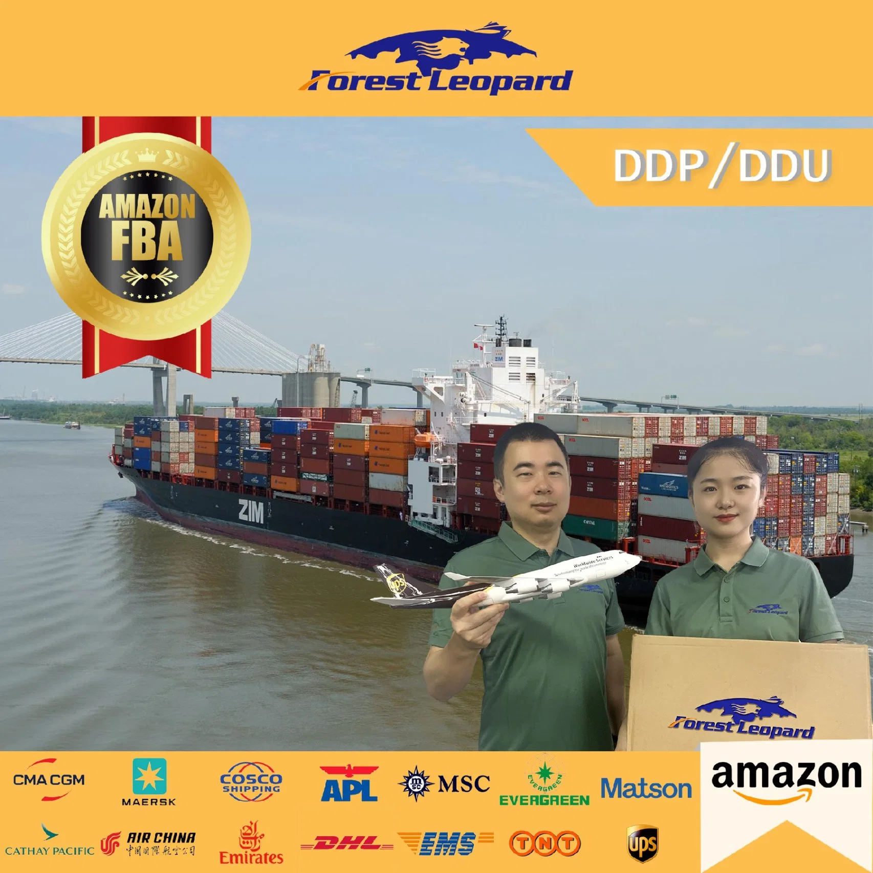 Reliable DDP/DDU Shipping Agent From China to Us/UK Amazon Fba