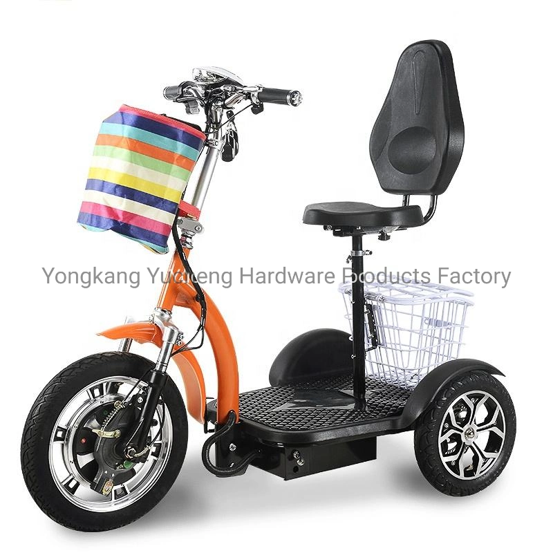 Electric Tricycle Trike 3 Wheel Electric Scooter with Thumb Throttle for Old People