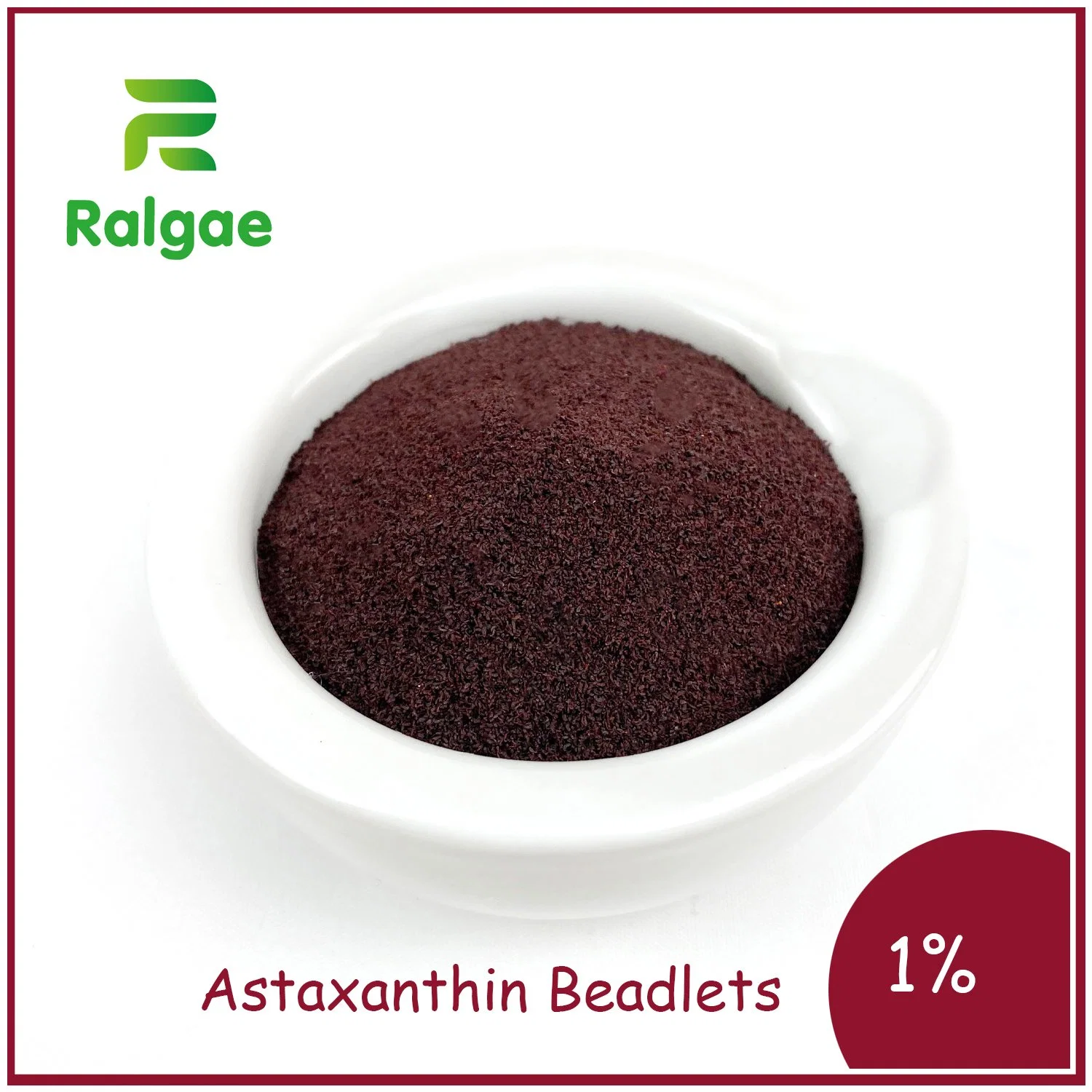 Astaxanthin Beadlets 1% Cold Water Soluble Antioxidant Health Nutrition Material