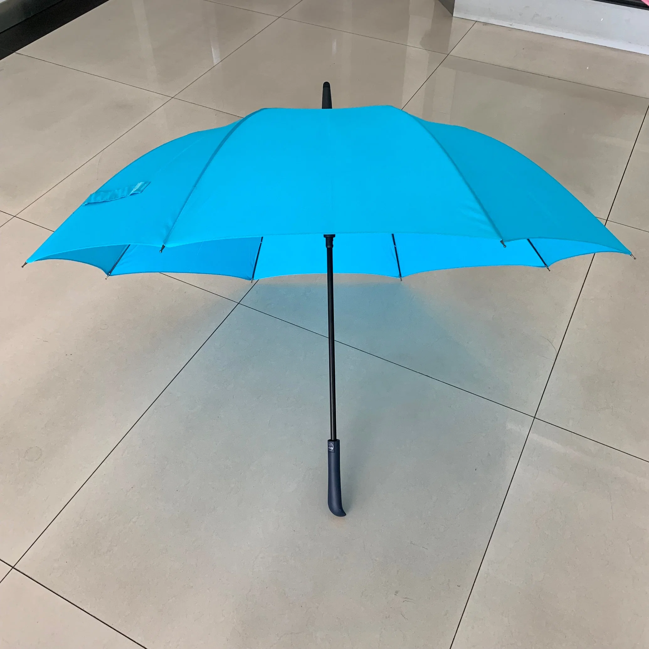 23 Inch Rubber Coating Fiberglass Rain Umbrella Colorful Automatic Open