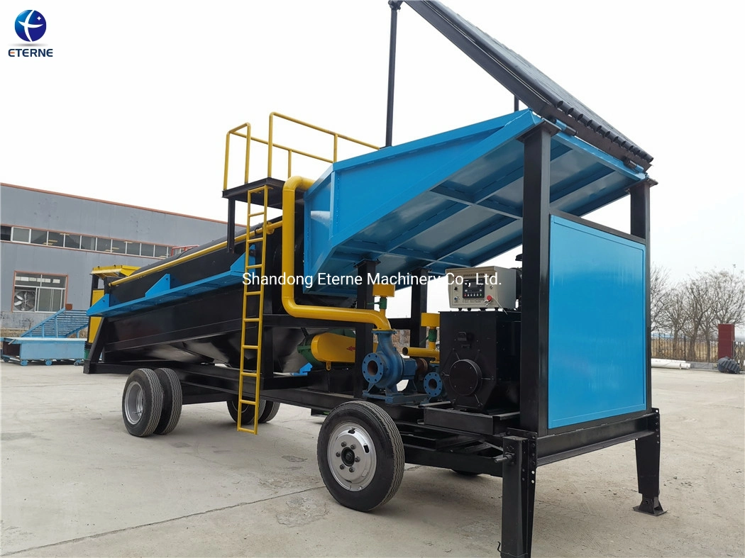 Portable Mobile Diesel Generator Trommel Screen Price for Gold Washing Plant