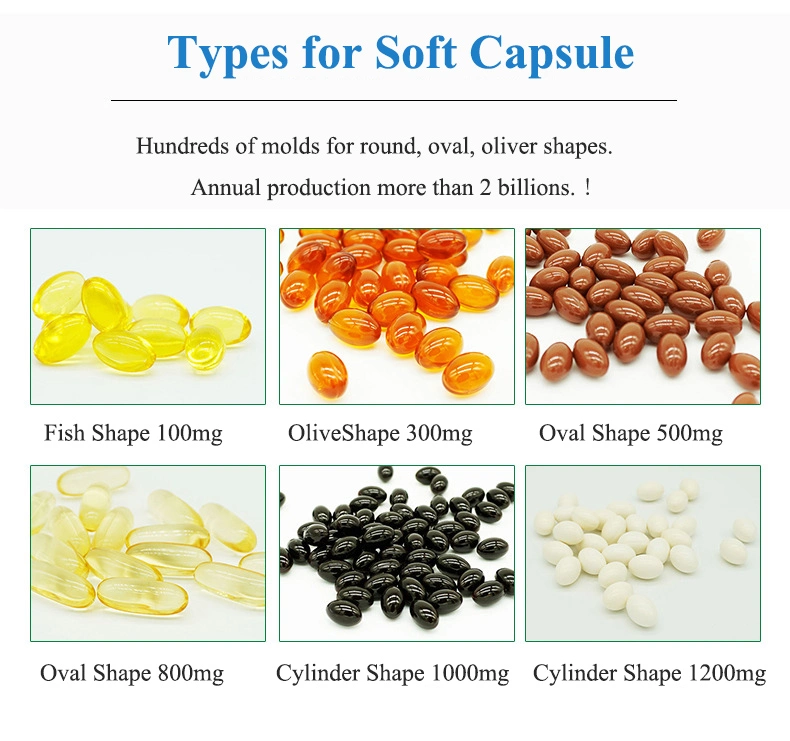 Cápsula blanda de arándanos de luteína para suplementos oculares