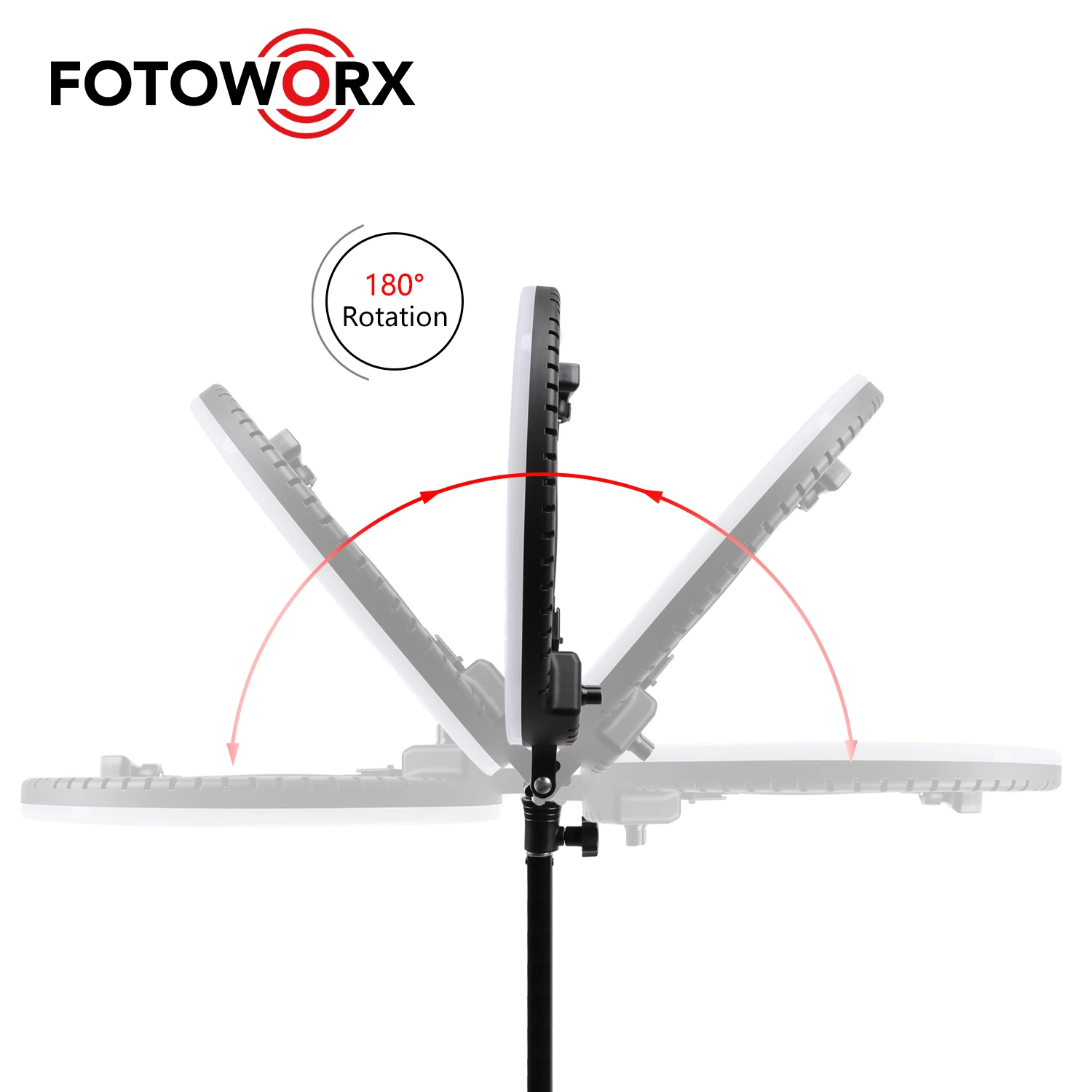 14polegadas luz circular LED com suporte telefônico para Fotografia Selfie