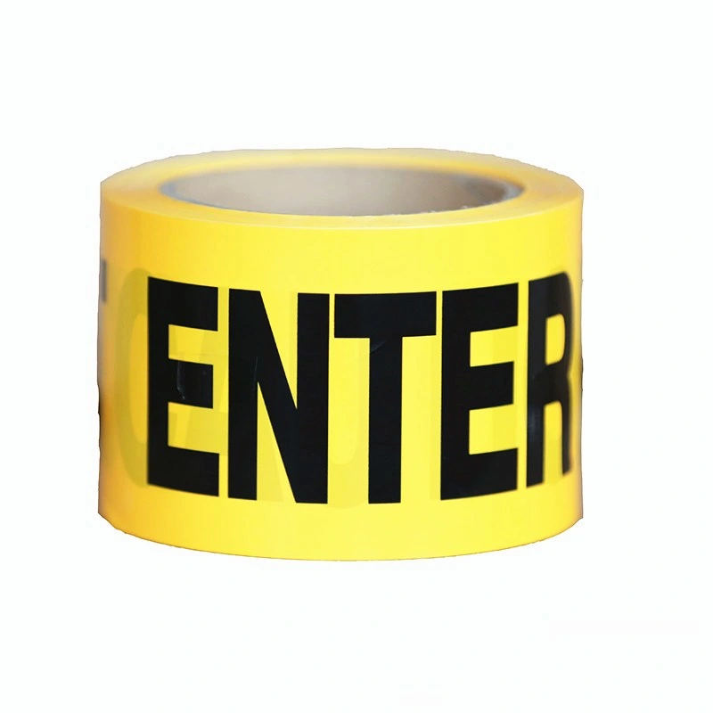 Factory Price Custom Barricade Detectable Marking PE Caution Warning Tape