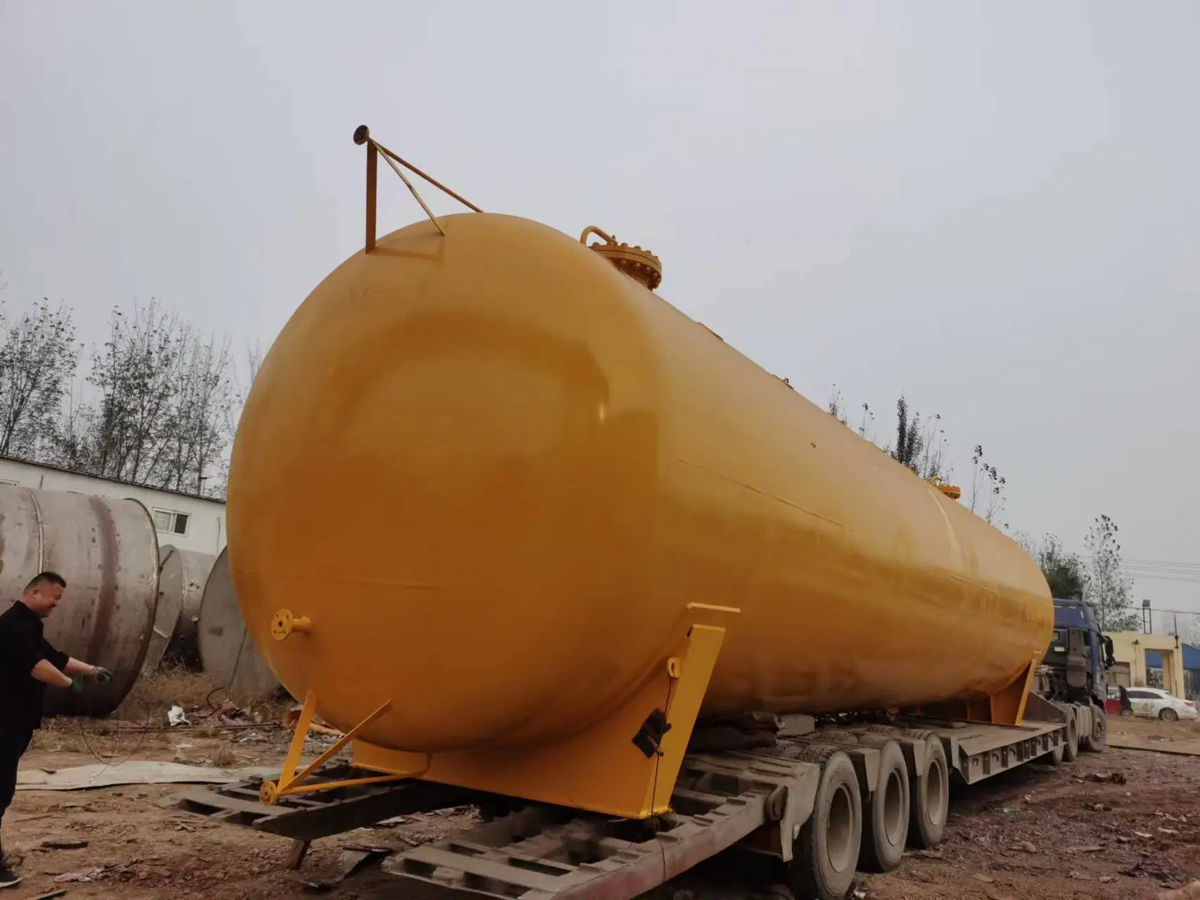 30/ 40/ 60 M3 Factory Price Chemical Used Horizontal Liquid Ammonia LPG Storage Tank Price