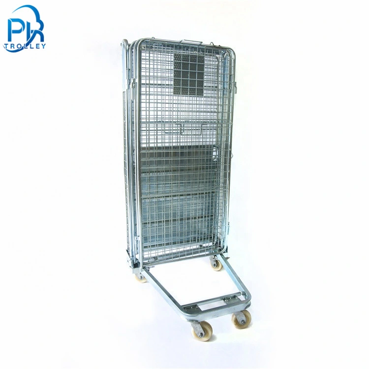 Custom Metal Mobile Roll Cage Trolleys Roll Container Logistic Cart