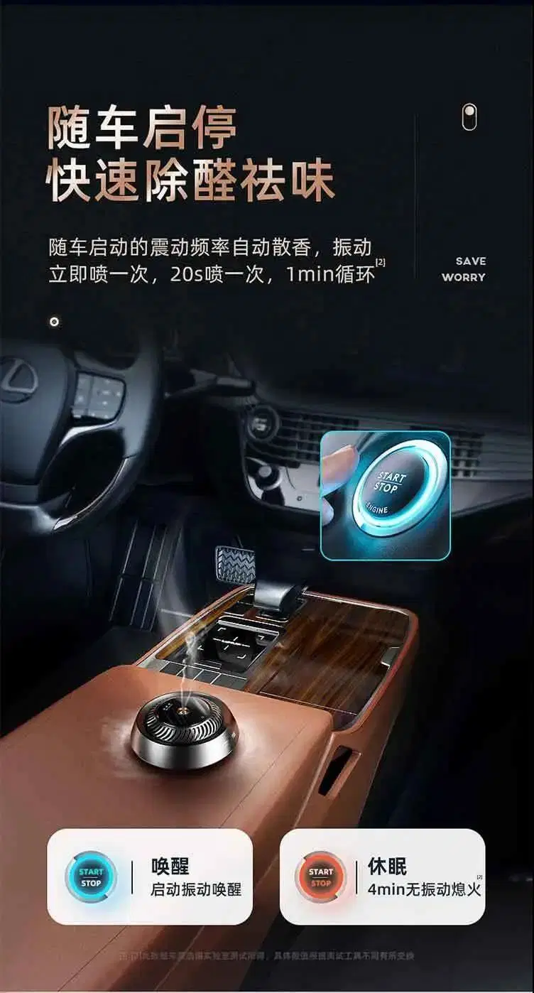 Super Quality Aromatherapy Essential Oil Diffuser Custom Perfume Car Air Freshener Machine