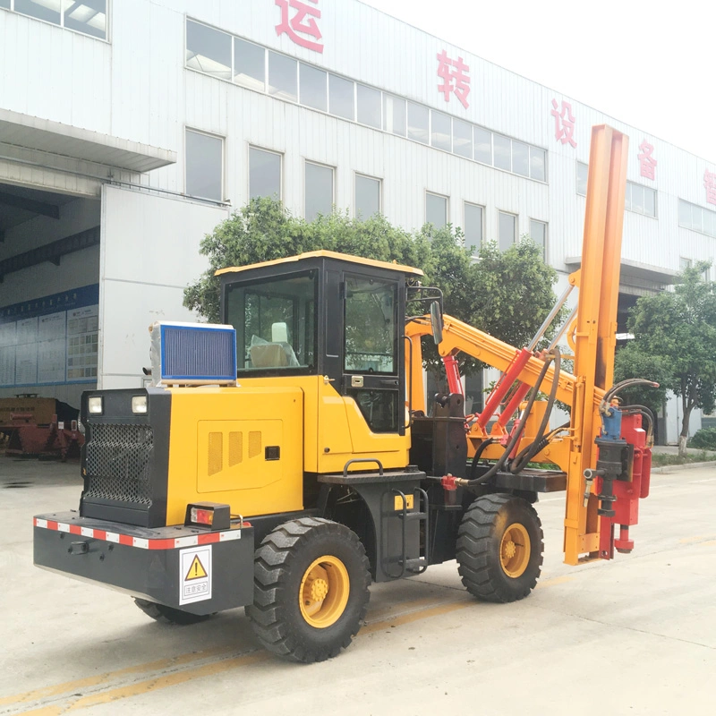 Hydraulic Mini Drop Hammer Solar Screw Pile Driver From China