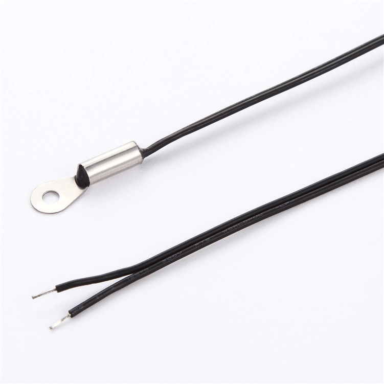 Temperature Sensor Probe Ntc Thermistor Temperature Measuring Probe Round Hole Patch Type