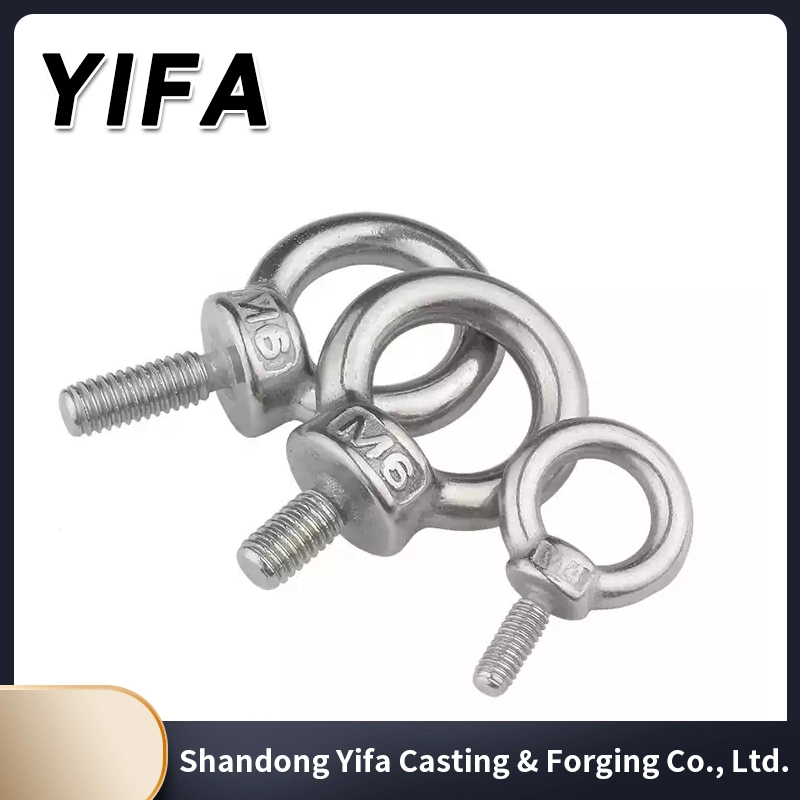 High Quality Carbon Steel Hardware Zinc Plated Ring Shape Oval Threaded Hanger Bolt DIN580 DIN582 Lifting Ring Eye Nut