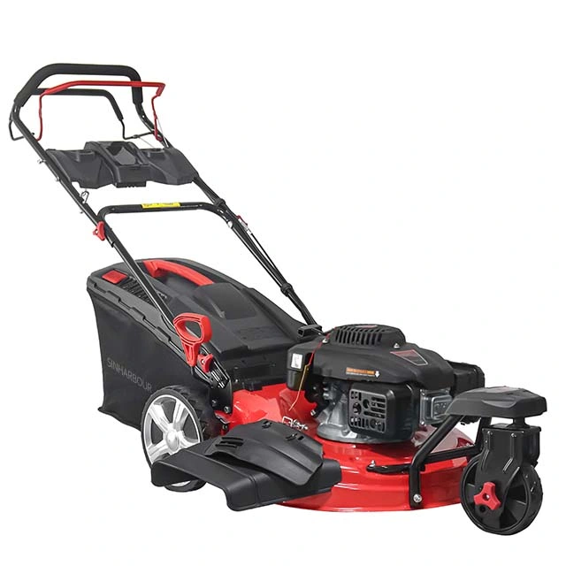 Multi-Function Self Propelled Gasoline 21inch Lawn Mower Brush Cutter with 6 Position Cutting Height