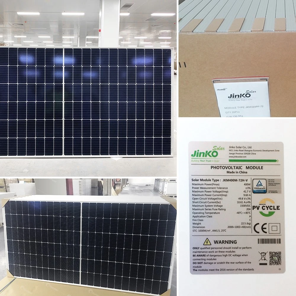 Jinko High Efficiency Solar Panels 72hl 400W 500W 550W 600W  Renewable Energy On Roof