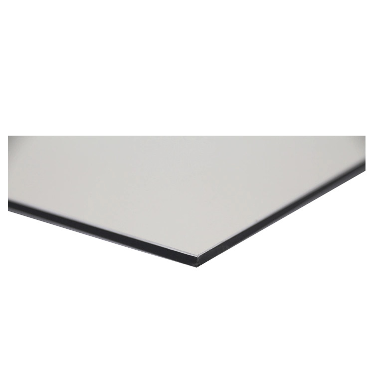 Modern Exterior Wall Cladding Building Materials Brushed Solid Color Aluminum Composite Panel