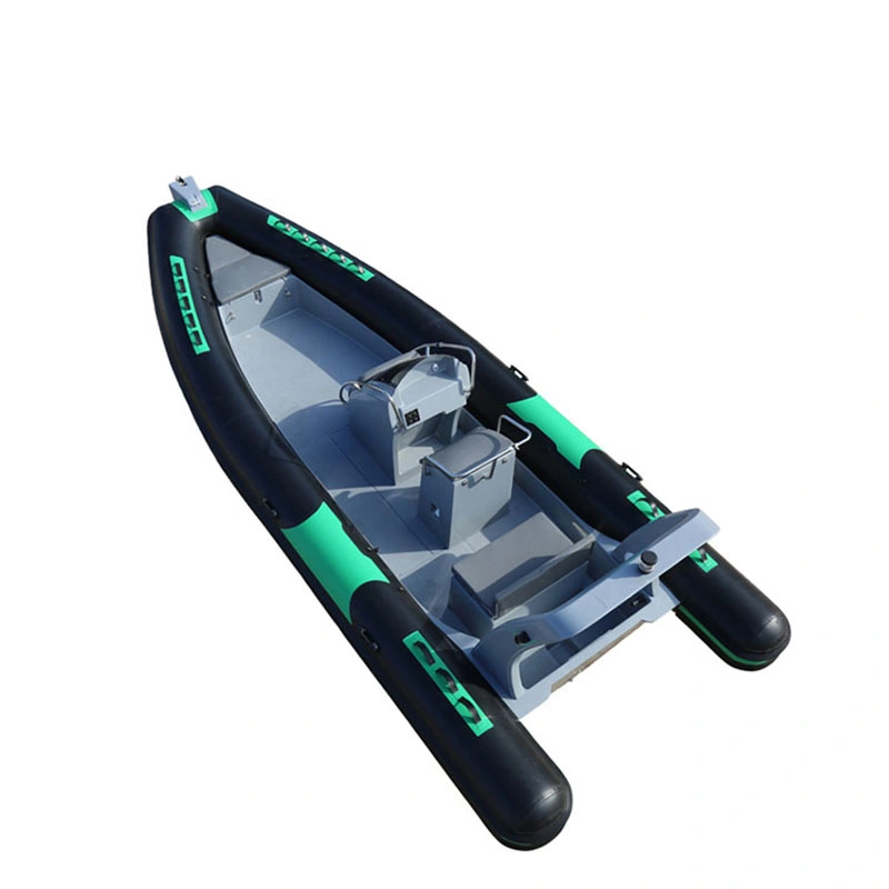 Atacado inflável barcos 250-760cm Ribb Hypalon rígido fibra de vidro pesca remo Boats Kayak Canoe / Kayak lata com motor Drop Stitch Rib insuflável