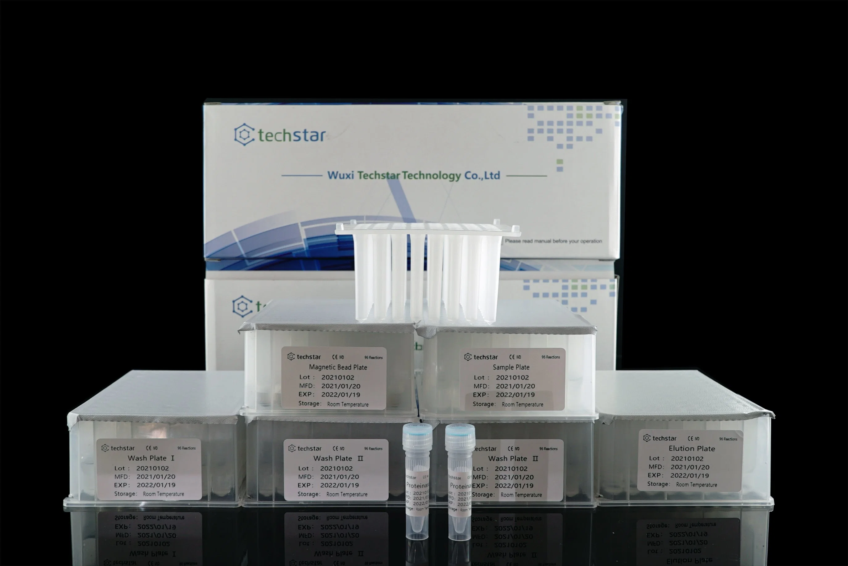 Diagnóstico Molecular Techstar Kit de extracción de ácidos nucleicos (bolitas magnéticas)