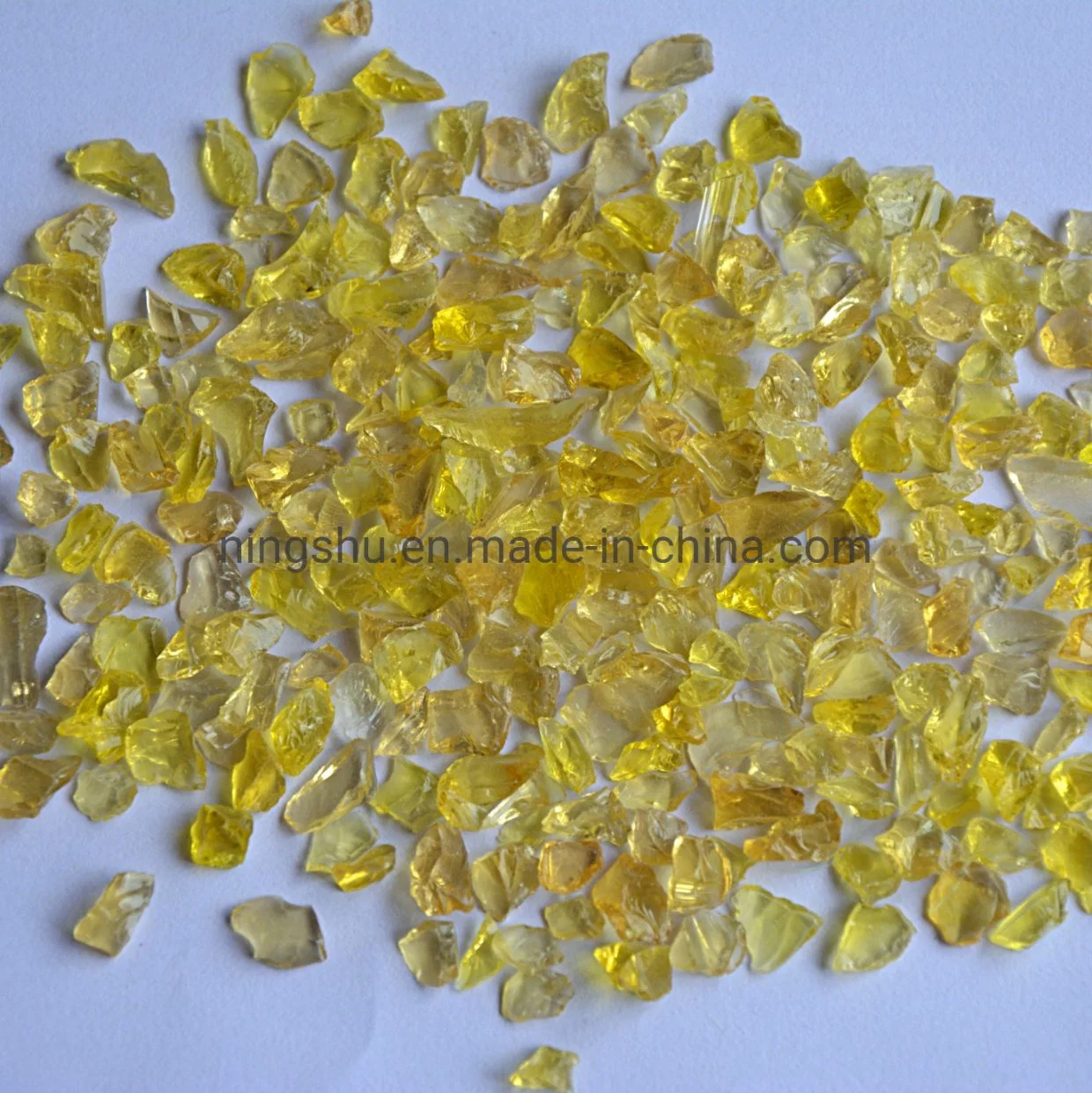 Finest Crushed Glass Chips for The Terrazzo, Decorative Concrete, Landscaping, and Industrial Flooring