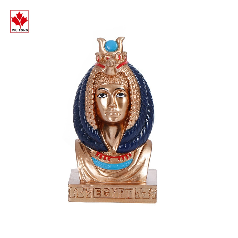 Custom Ancient Egyptian Crafts Cleopatra Pharaoh Sphinx Statue Home Decoration