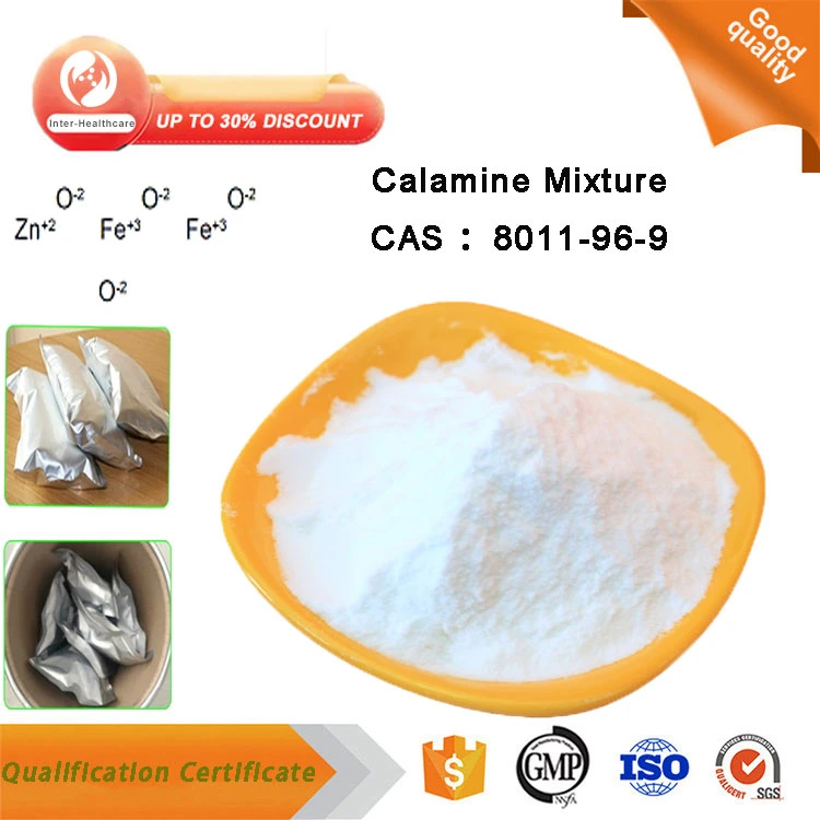 Fabricant approvisionnement matières premières cosmétiques mélange de Calamine poudre cas 8011-96-9 Calamine