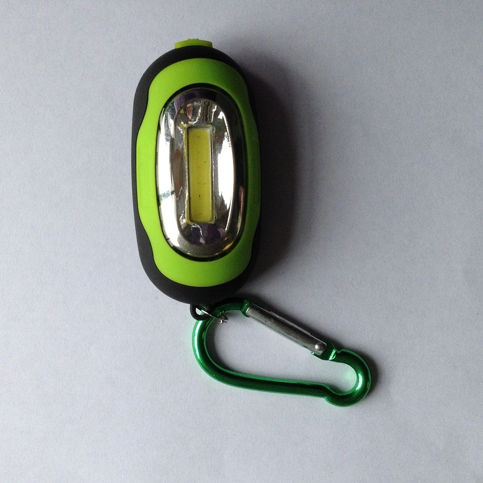 Keychain Flashlight with Hook Magnetic LED COB Work Light