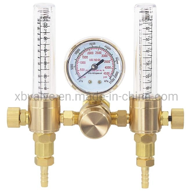 Factory Price Argon/CO2 MIG TIG Flow Meter Gas Regulator Gauge with 6.59FT Gas Hose Welding Welder