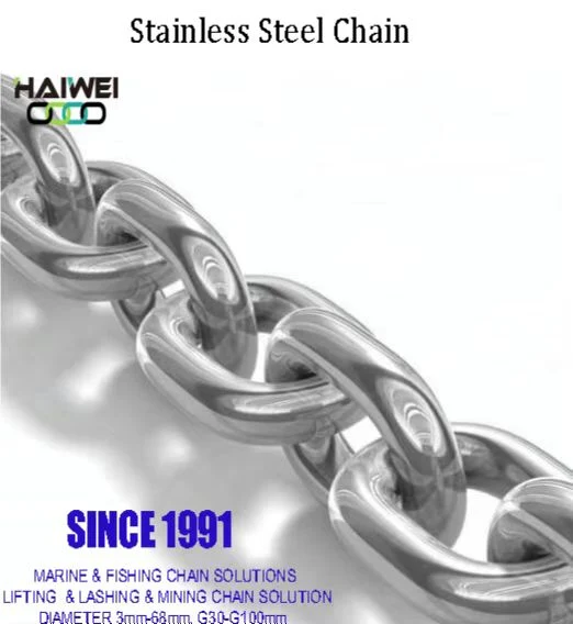 High Strength Lifting Chain, Anchor Chain, Stainless Steel Chain, Lashing Chain, Mining Chain (30 Years Chain Factory, D2mm-D68mm)