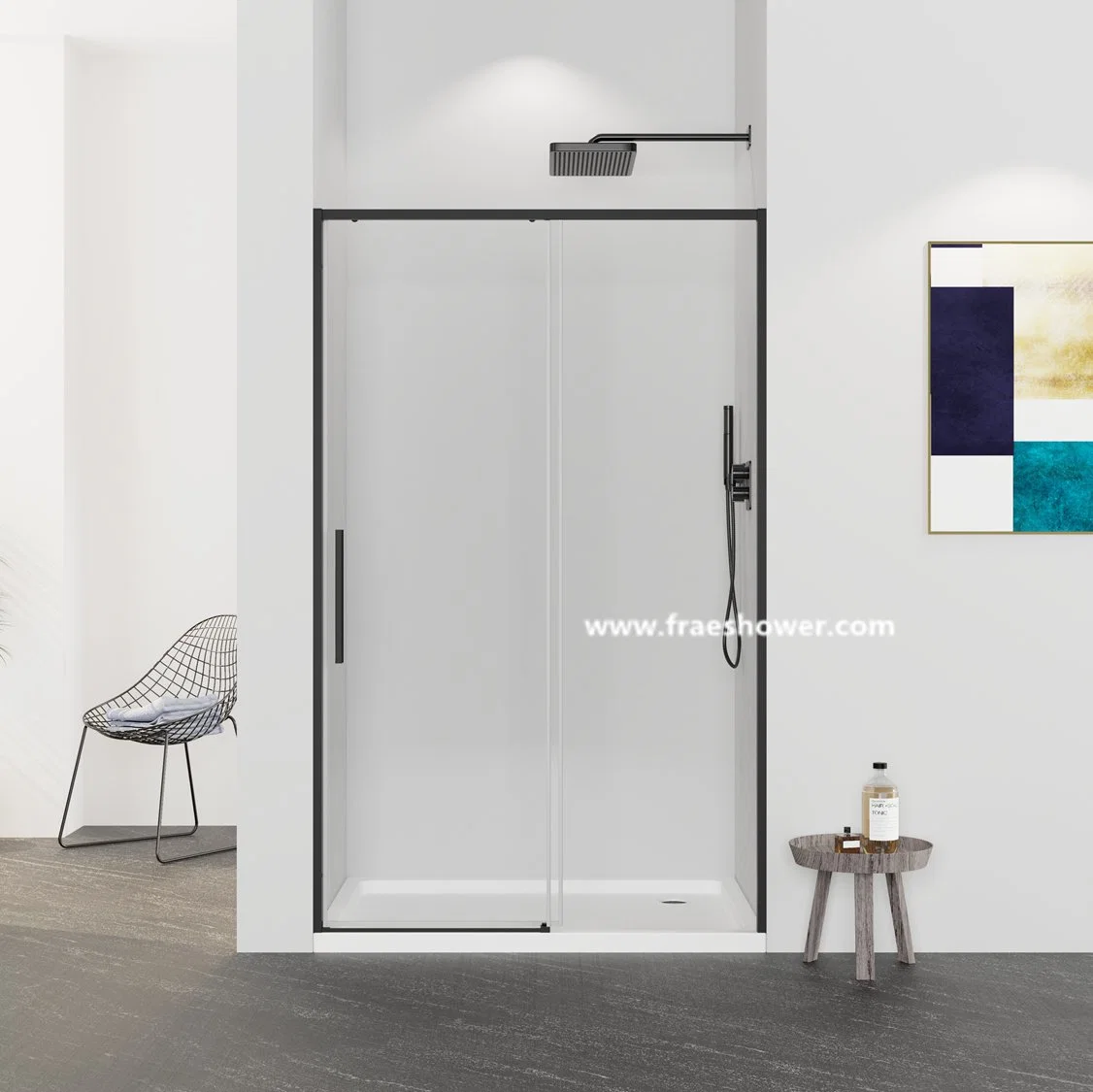 Luxury Modern Showers Bath Tempered Glass Shower Enclosures Custom Practical Aluminium Shower Room