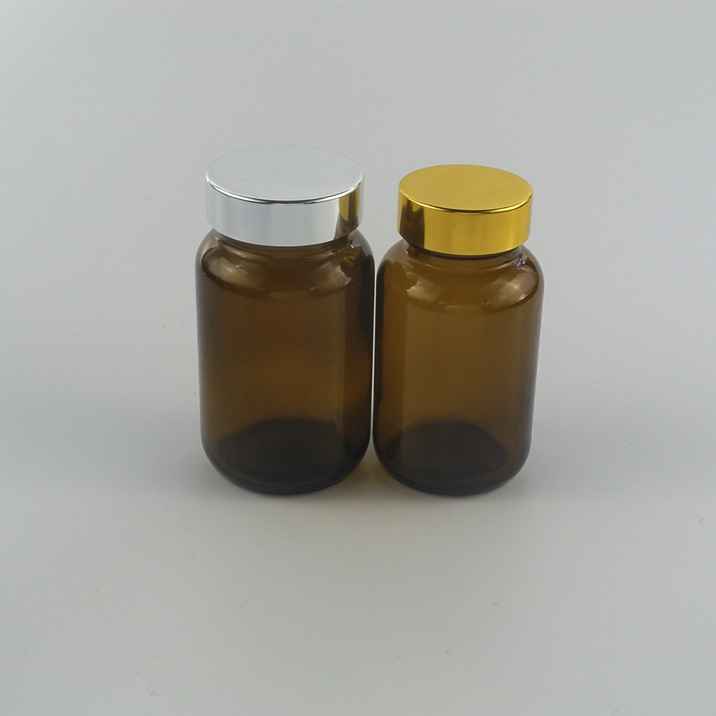 60ml 100ml Empty Amber Pharmaceutical Medical Glass Bottle
